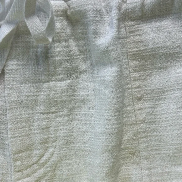 Bobi Los Angeles White Cotton Joggers NWT SZ Small